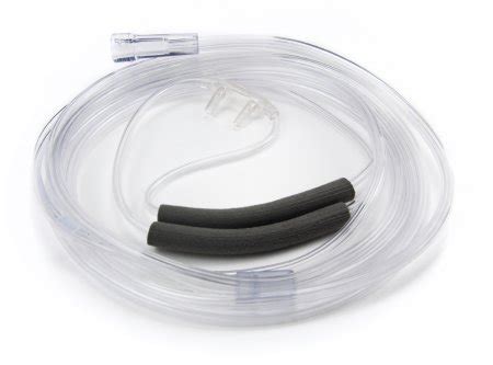 Nasal cannulas are commonly used to deliver oxygen in acute and chronic care settings; Nasal Cannula with Ear Cushions Low Flow McKesson Brand ...