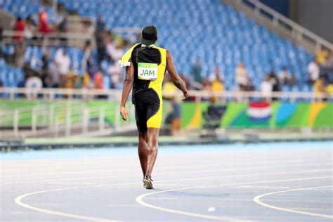 usain bolt wins the men s 4x100m relay final during the athletics event