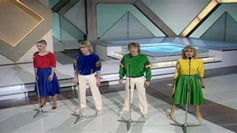Bbc One Eurovision Song Contest 1981 Bucks Fizz Making Your Mind Up Uk Eurovision Entry 1981