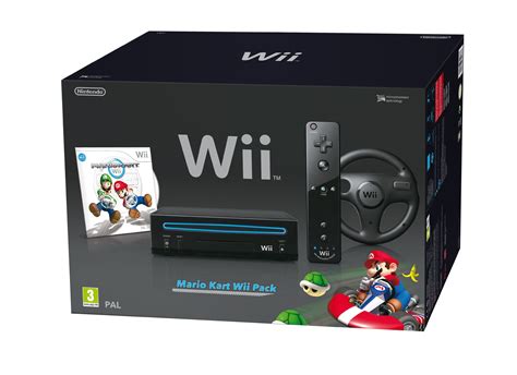 Buy Nintendo Wii Console Black With Mario Kart Wii Includes Wii