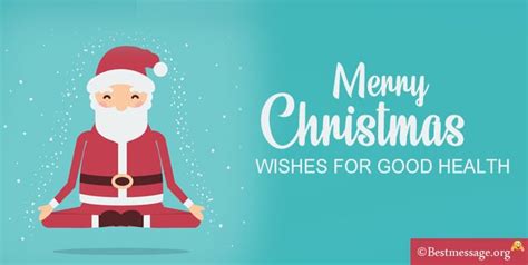 Merry Christmas Wishes Greetings Messages For Good Health
