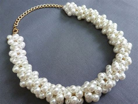 Pearl Beads Necklace Diy Alldaychic