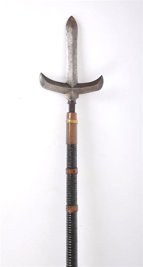17th Century Japanese Yari Or Polearm At Whytes Auctions Whytes