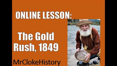 Gcse History American West The Gold Rush 1849 Youtube