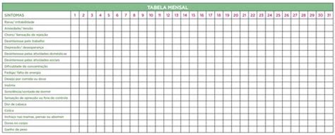 Tabela Menstrual 2013 Para Imprimir 3 Vale O Clique
