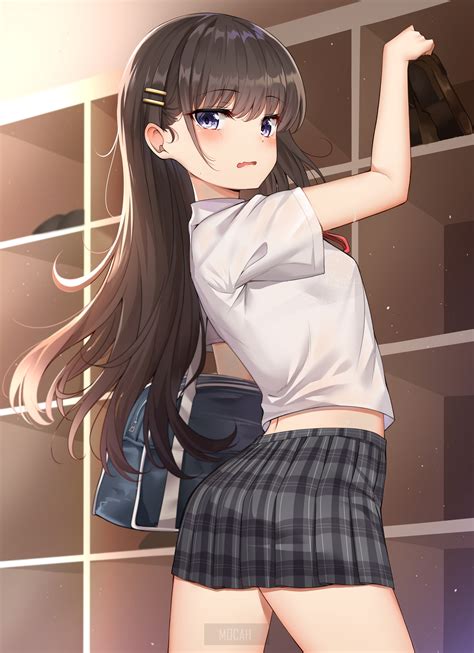 Anime Anime Girl Short Skirt Schoolgirl 2175x3000 Hd Phone