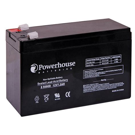 Ozstock Powerhouse 12v 72ah Sealed Lead Acid Sla Gel Battery Ebay