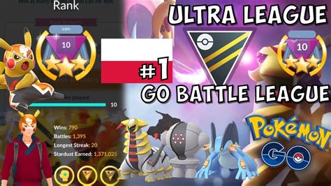 Pierwszy W Polsce Rank 10 Go Battle League Season 1 Pokemon Go Pvp