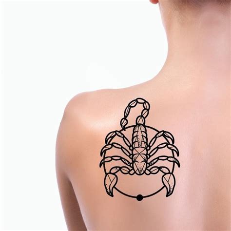 Top 141 Scorpio Outline Tattoo
