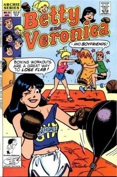 Archie Comics Series With Betty And Veronica Boxing Betty And