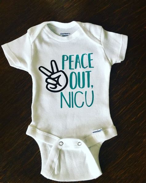 Peace Out Nicu Onesie By Littledeesigns On Etsy New Baby Products