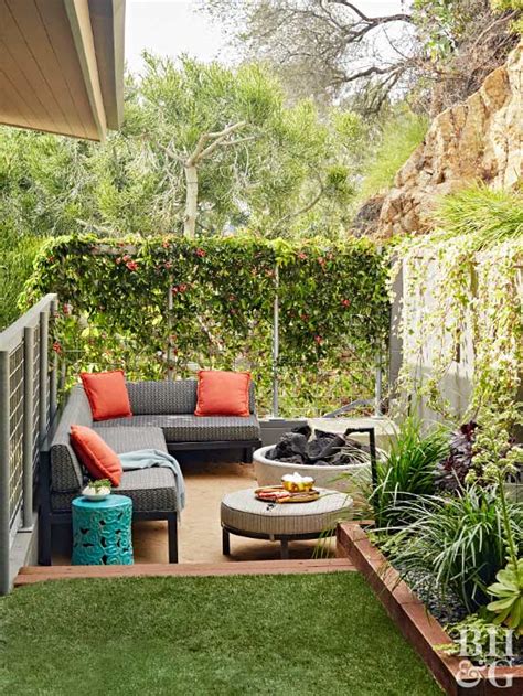 Creating a patio space can be as simple as. Cheap Backyard Ideas | Better Homes & Gardens