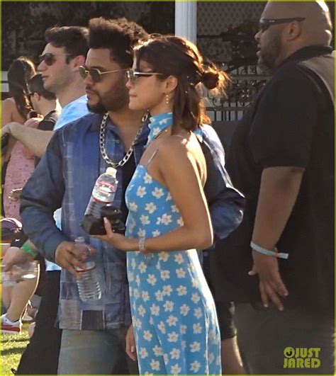 Selena Gomez The Weeknd Share Kiss Day Two Coachella 01 Selena Gomez