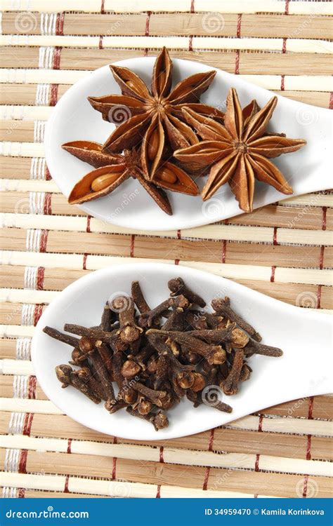 Star Anise And Clove Stock Photo Image Of Nutrition 34959470