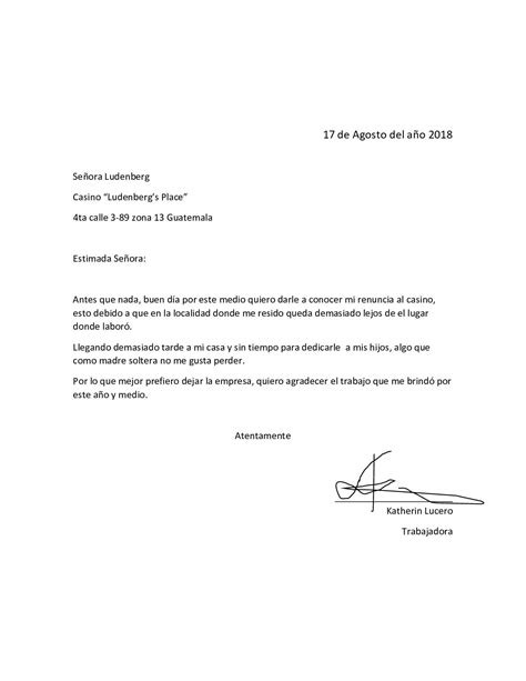 Calaméo Carta De Renuncia