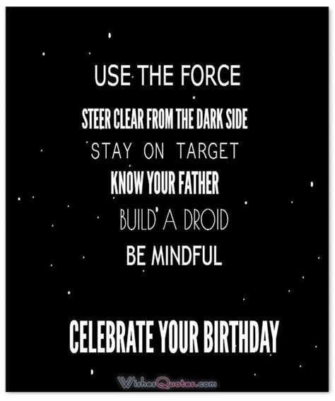 Star Wars Quotes Good Morning And Birthday Wishes For Fans Star Wars Quotes Birthday Quotes