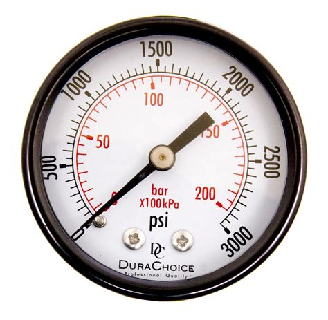 Durachoice 2 Dial Utility Pressure Gauge Water Oil Gas 14 Npt