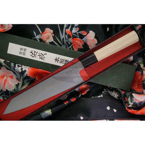 Kiritsuke Japanese Kitchen Knife Sukenari Aogami Super S Cm For Sale Mygoodknife