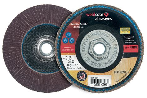 A Prime Premium Aluminum Oxide Flap Discs Flap Discs Weldcote Abrasives