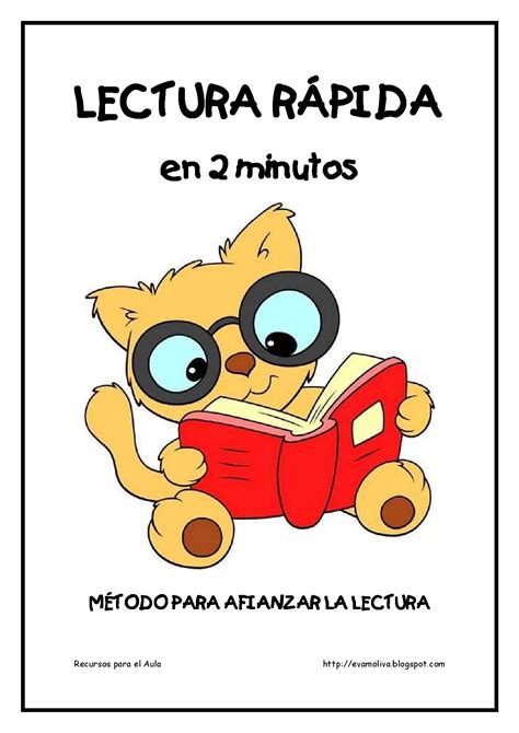 Cuaderno Para Mejorar La Lectura Lectura Rápida 1 Imagenes Educativas