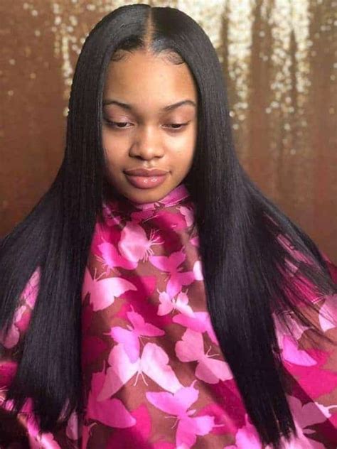 Side Part Sew In With Closure Straight Hair ChalonerMatylda