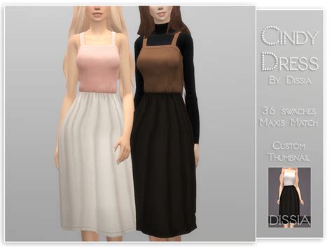 Cindy Dress By Dissia From Tsr • Sims 4 Downloads