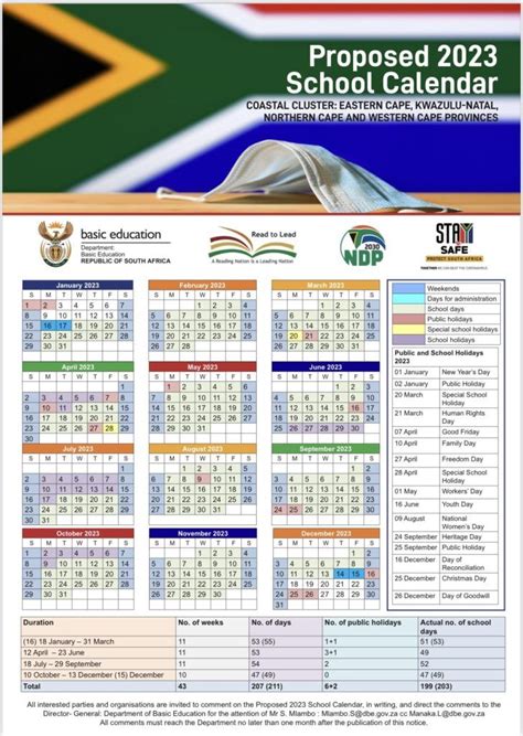 Printable 2023 South Africa Calendar Templates With Holidays Free