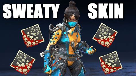 The NEW Sweaty Wraith Skin In Apex Legends YouTube