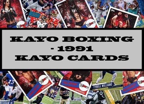 Kayo Boxing 1991 Kayo Cards