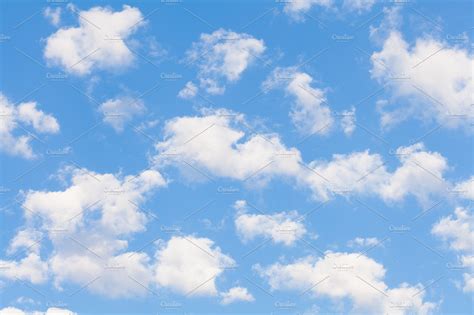 Clouds With Blue Sky Background Stock Photos Creative Market