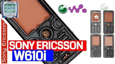 Sony Ericsson W610i Mobile Phone Graphical Presentation Of