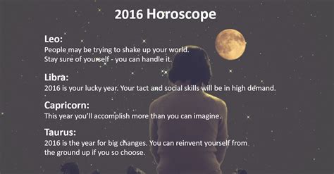 Extremely Accurate Horoscope For 2016 Playbuzz