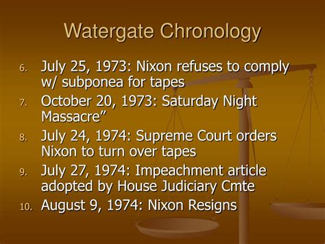 PPT The Watergate Scandal PowerPoint Presentation Free Download ID