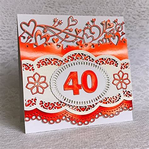 Get great deals on ebay! Amazon.com: Handmade 40th Anniversary Card / Anniversary ...