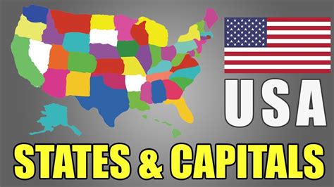 List Of All The Capitals Of The United States The States In
