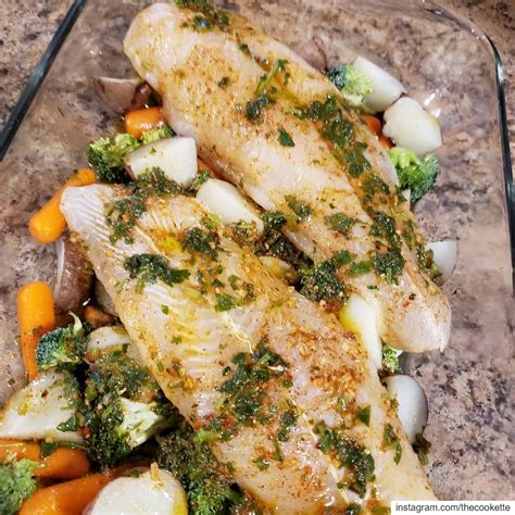 Baked Fish Fillet With Vegetables All About Baked Thing Recipe