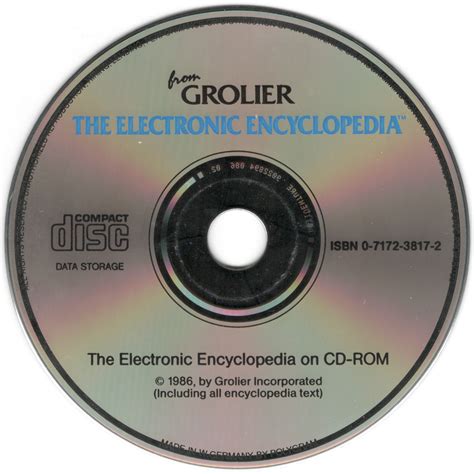 The Grolier Electronic Encyclopedia 1986 Grolier Incorporated
