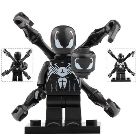 Minifigure Symbiote Spider Man Marvel Super Heroes Compatible Lego