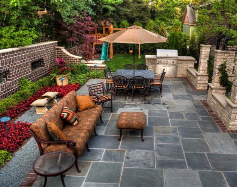 48 Beautiful Patio Designs Concrete Flagstone And Brick Page 4 Of 4