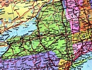 Laminated Map - Highways map of New York state Poster 20 x 30 - Walmart ...