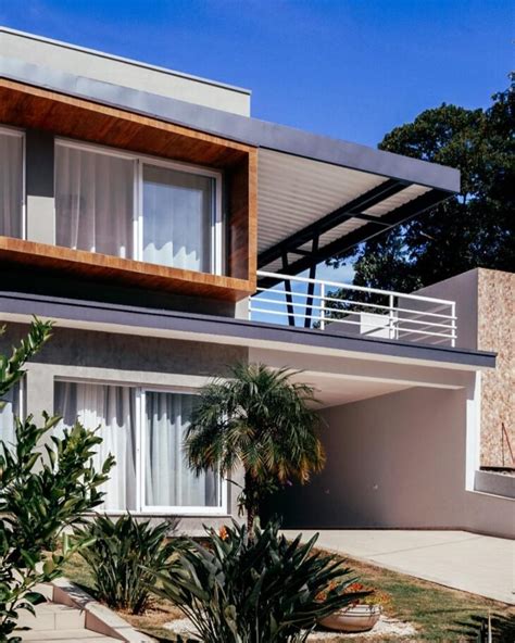 100 Fachadas De Casas Modernas E Incríveis Para Inspirar Seu Projeto