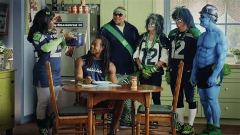 seattle seahawks richard sherman and his mother star in new campbell s chunky soup commercial