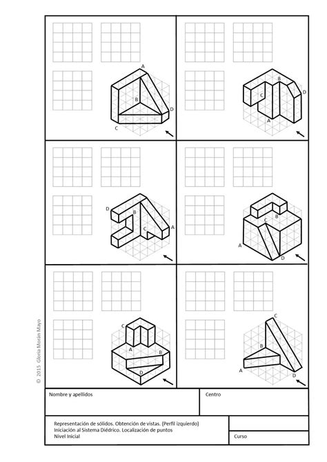 Gloria Morán Mayo Espacio Didáctico SÓlidos Ejercicios De Vistas