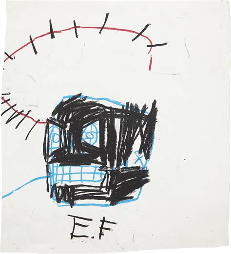 Jean Michel Basquiat Untitled Crown Of Thorns Circa 1982 On
