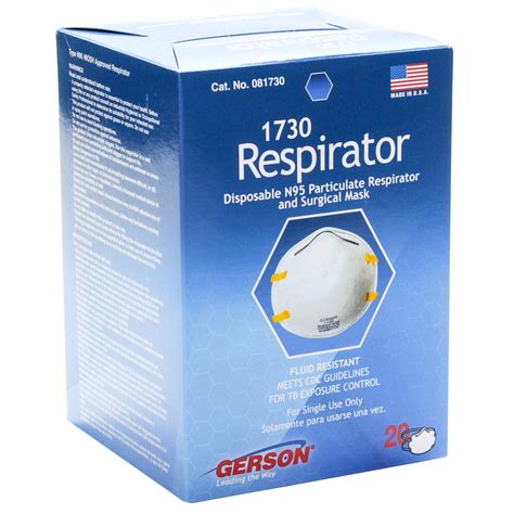 #shiny stone provides safety and excellence for professional awareness of citizens and residents on#gerson 1730 n95 respirator. Gerson #1730 N95 Respirator 20/box | MFASCO Health & Safety