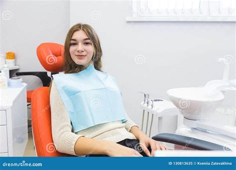 Dental Clinic Reception Examination Of The Patient Teeth Care Stock