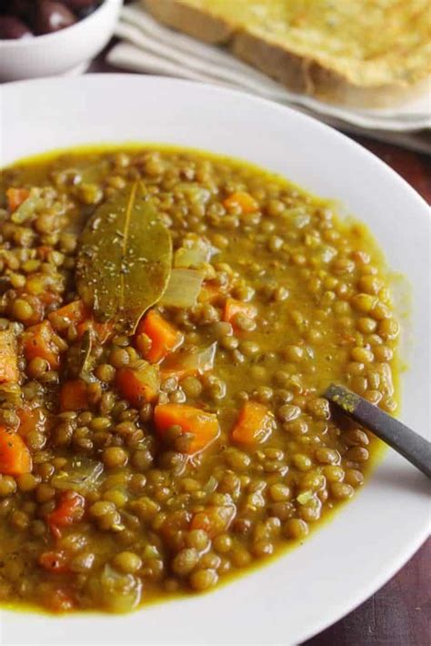 Mediterranean Lentil Soup 30 Days Of Greek Food