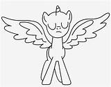 Pony Little Base Coloring Pages Outlines Nicepng Template Credit Larger sketch template