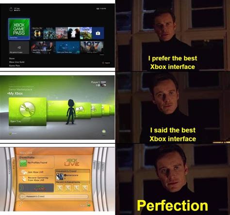 The Real Xbox Interface Really Funny Memes Interface Really Funny