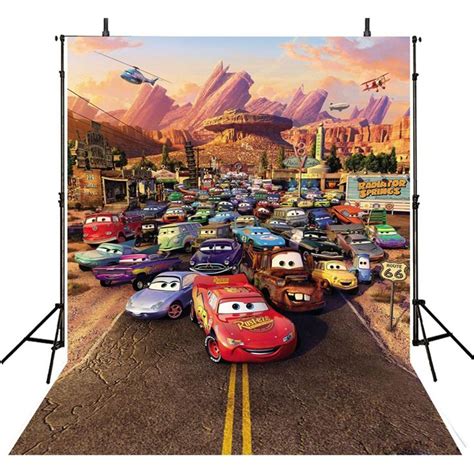 Racing Car Movie Theme Photography Backdrops Superhero Vinyl